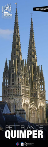 Plan touristique de Quimper