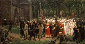 Le pardon de Kergoat by Jules Breton (1891) - Musée des Beaux-arts de Quimper