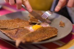 Vollkorn-Crêpe aus der Bretagne