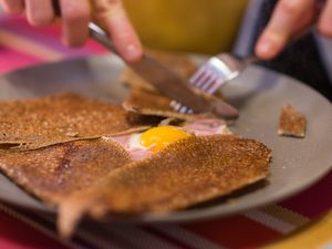 Wholemeal pancake from Brittany