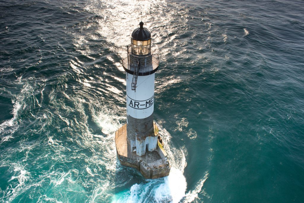 Ar Men lighthouse, guardian of the island of Sein