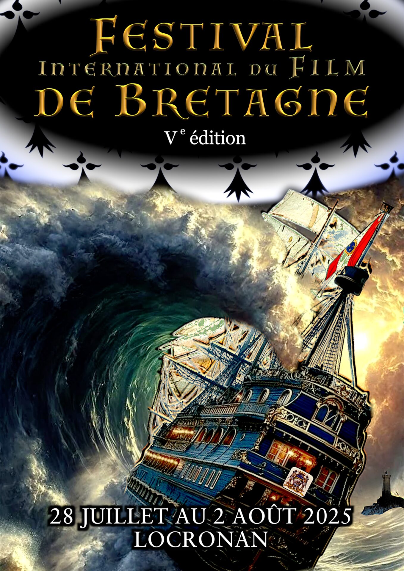 Affiche festival international cinéma bretagne