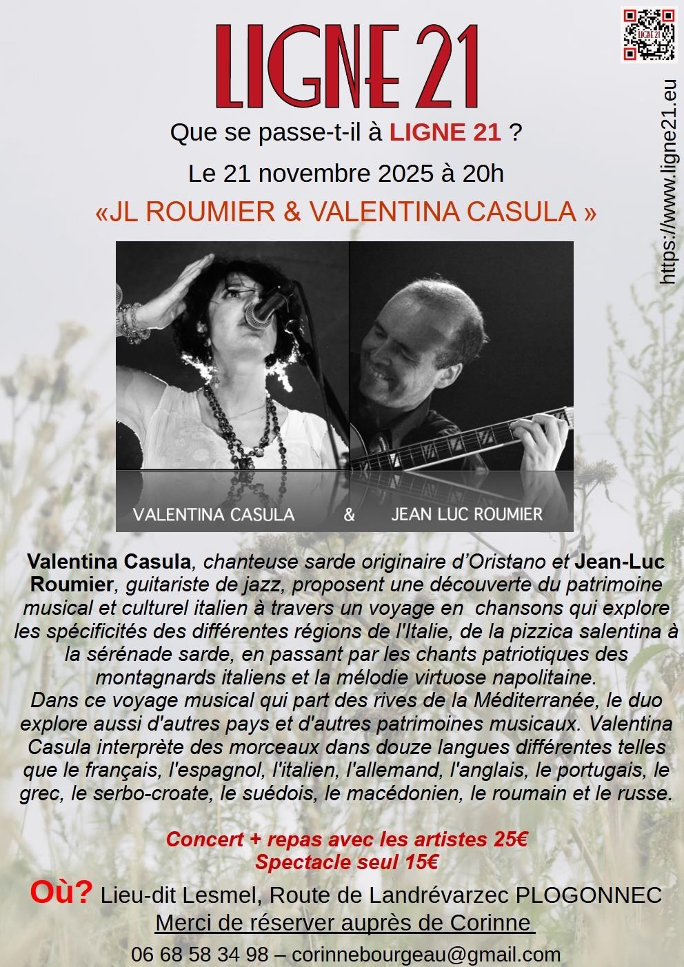 Ligne 21 Valentina et Jean Luc