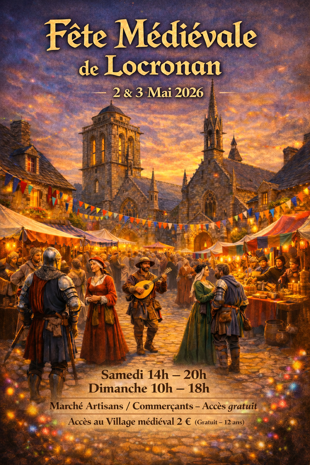 Fête Médiévale 2 et 3 mai 2026