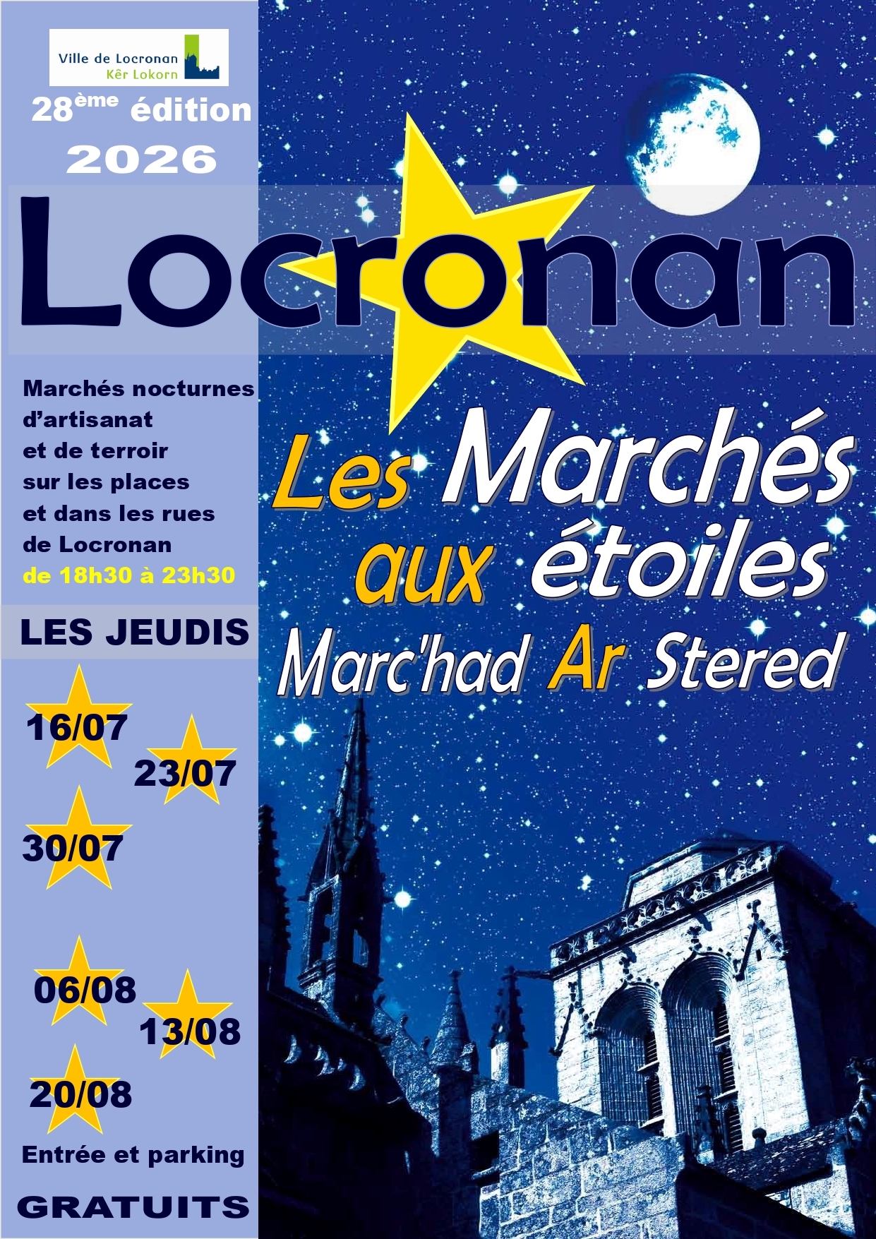 Affiche Marché aux étoiles 2026