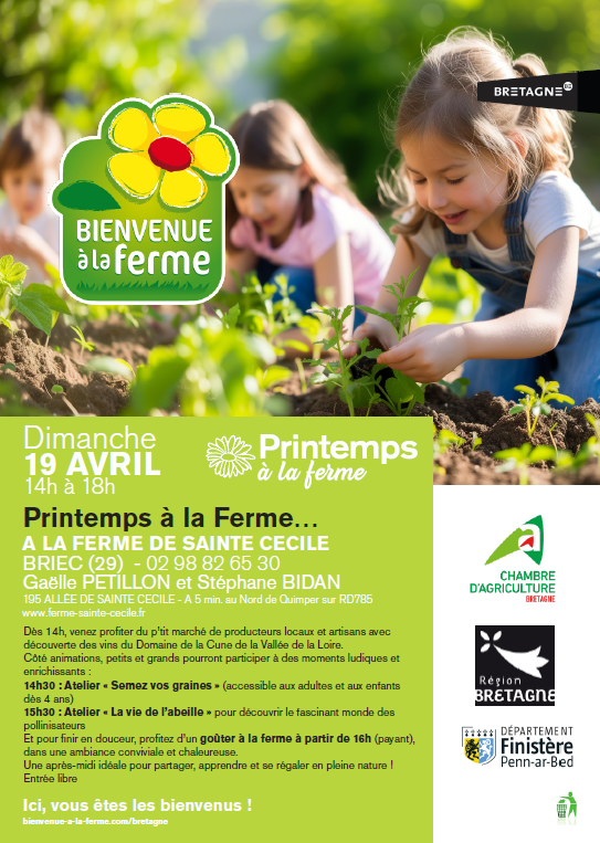 Flyer Printemps à la Ferme Ste Cécile_2026 19 avril