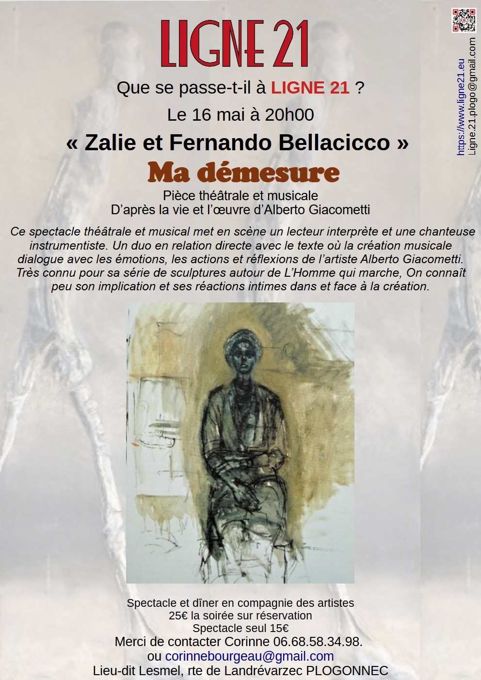 Ma démesure 16 mai à 20h