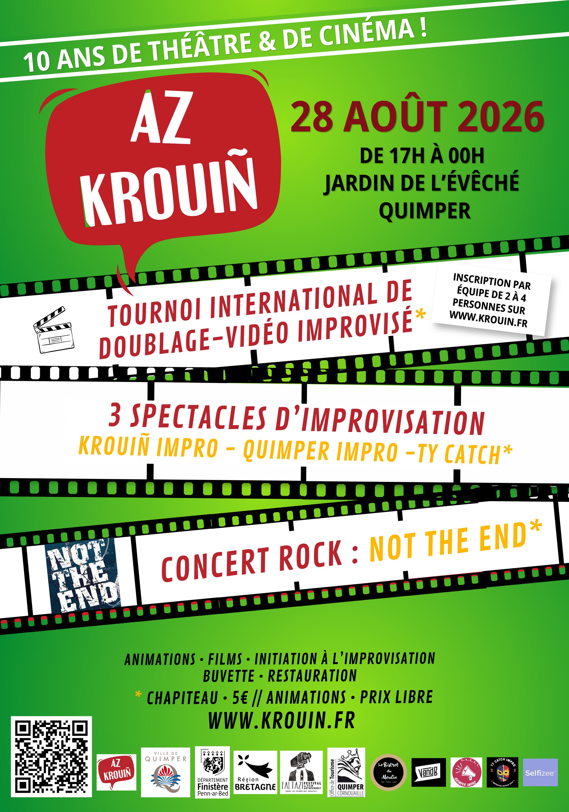 AZ Krouin - 28 août - Affiche 10 Ans A4