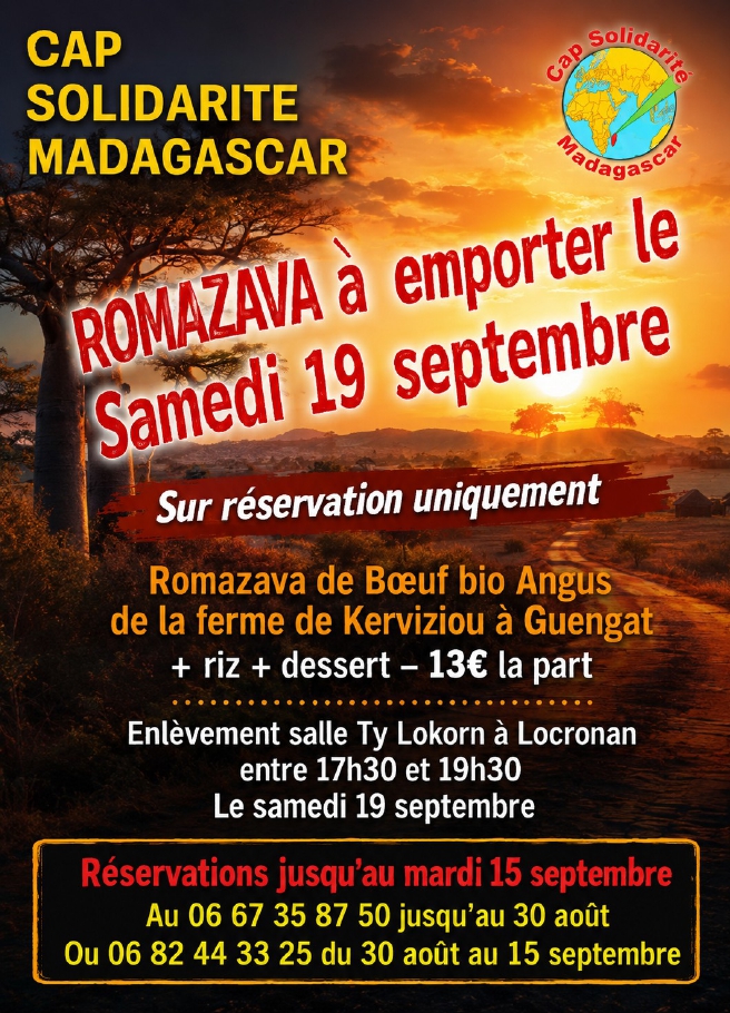 Cap solidarité madagascar 19 septembre